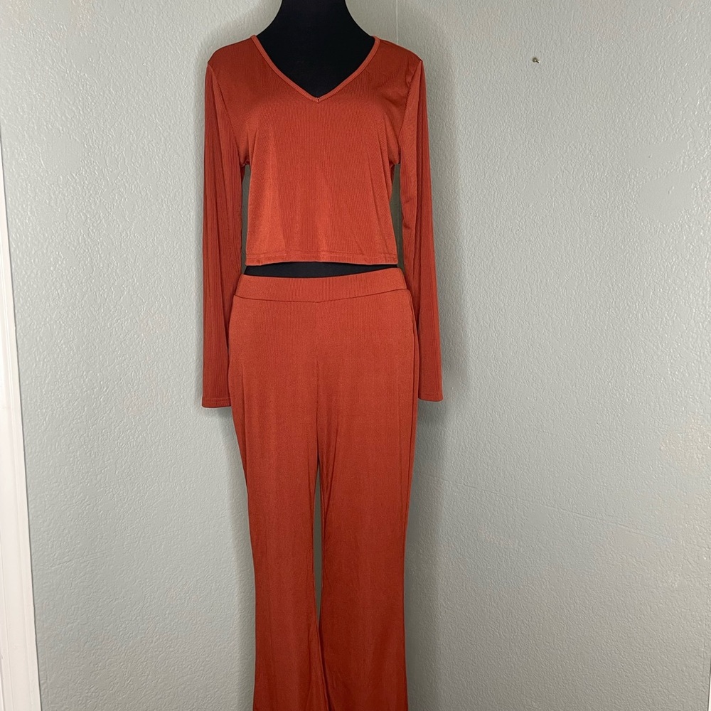 Rust Red Two-Piece Set